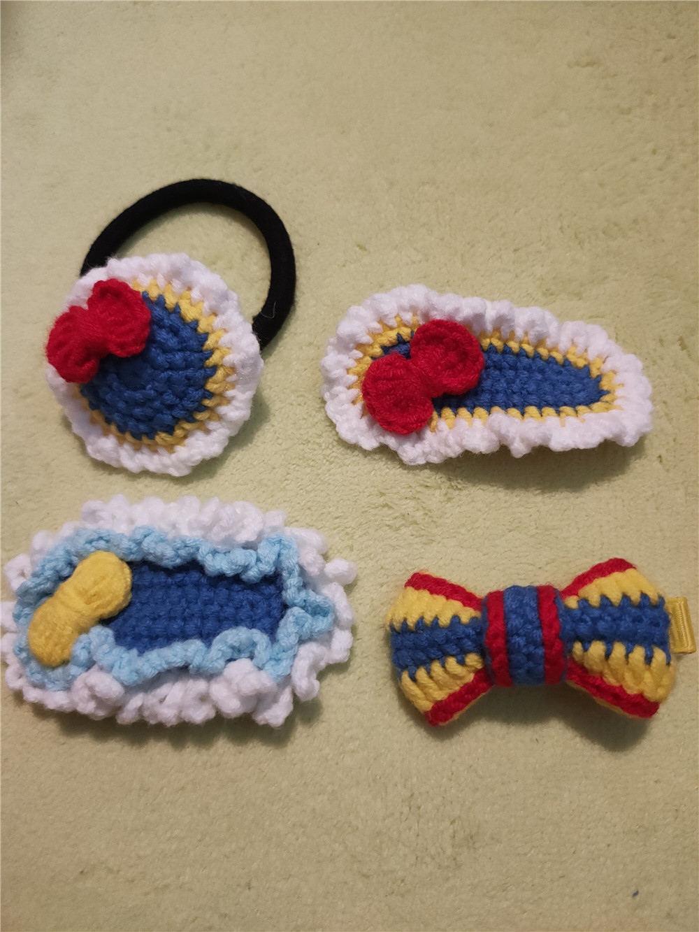 crochet hair ties