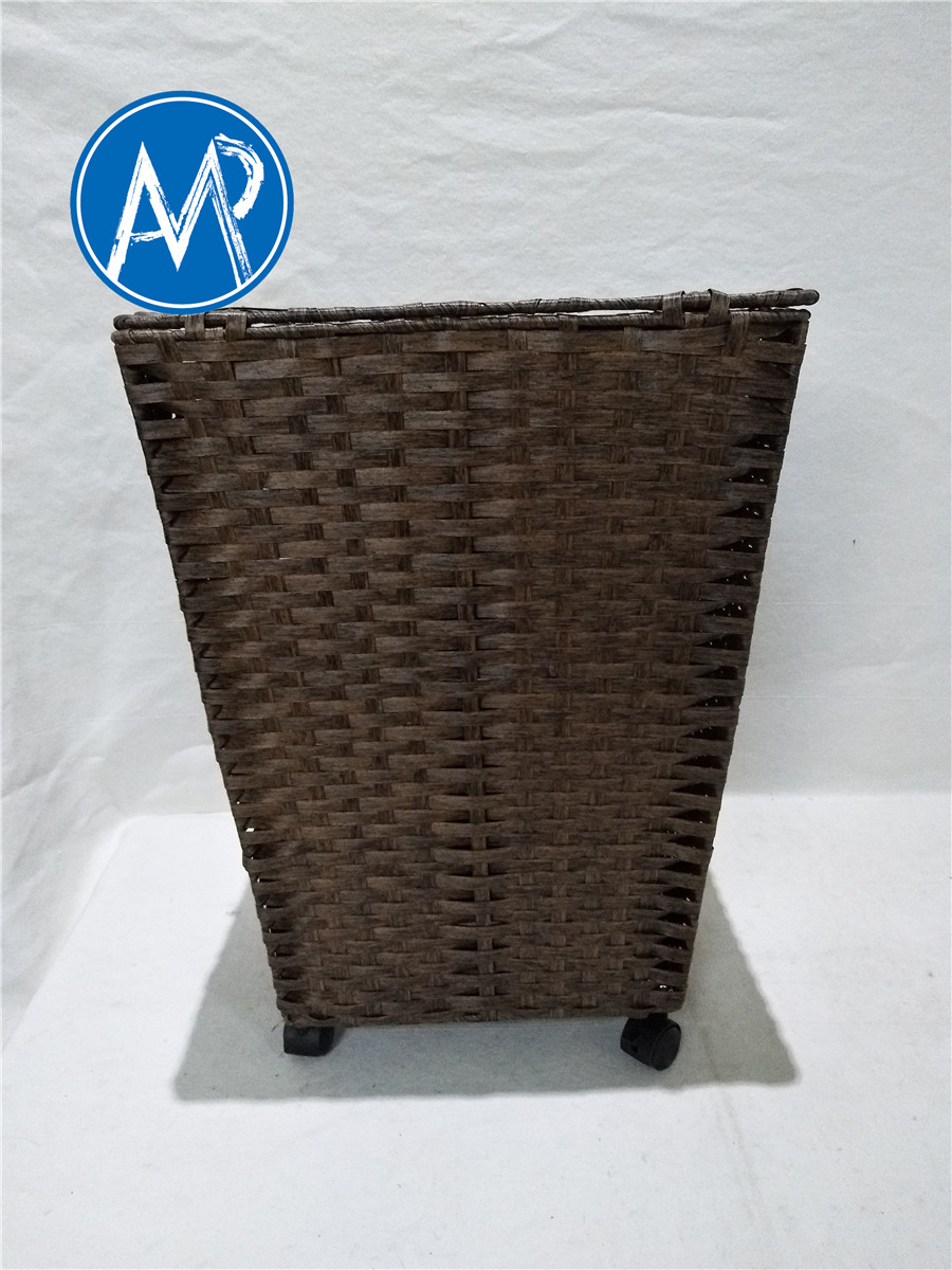 eco-plastic woven storage basket