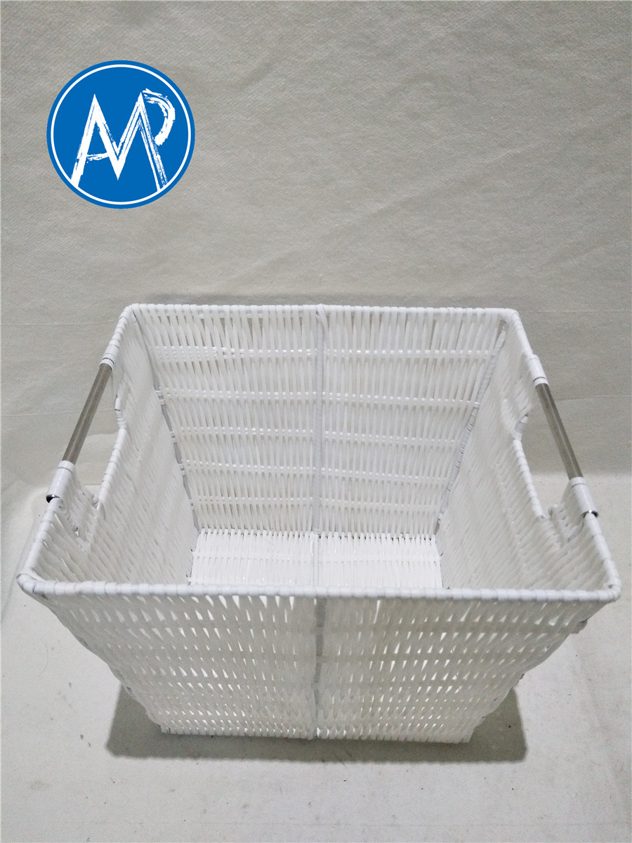 eco-plastic woven storage basket