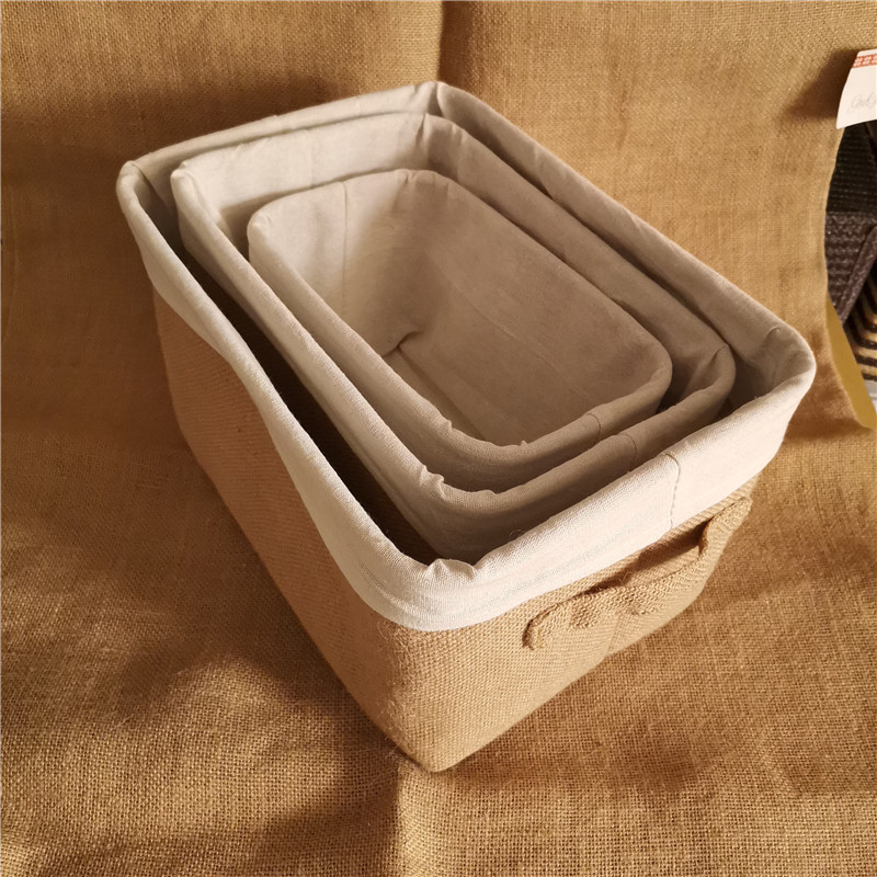 jute storage basket