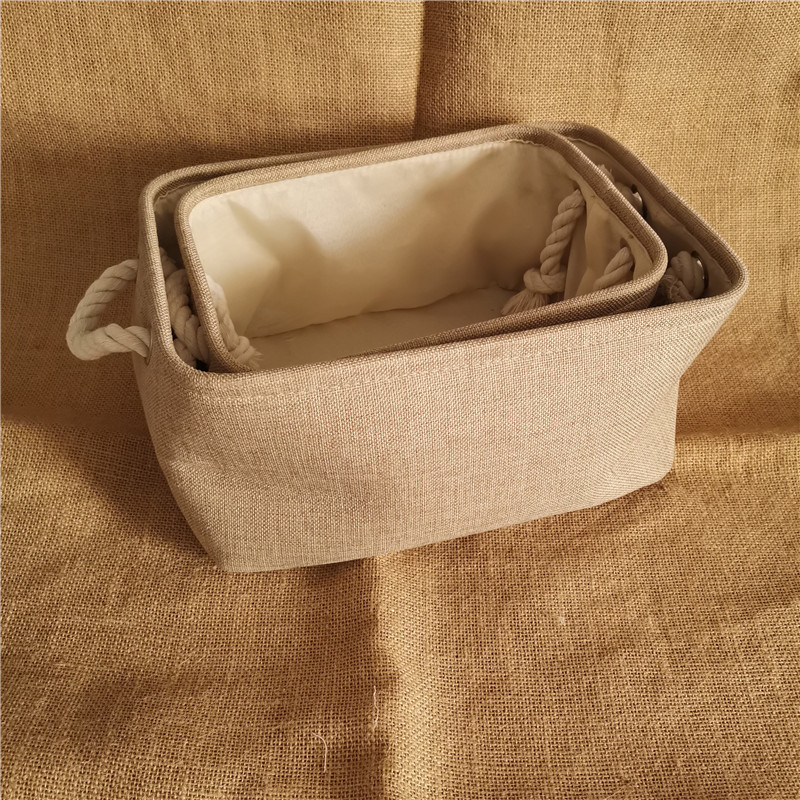 jute storage basket