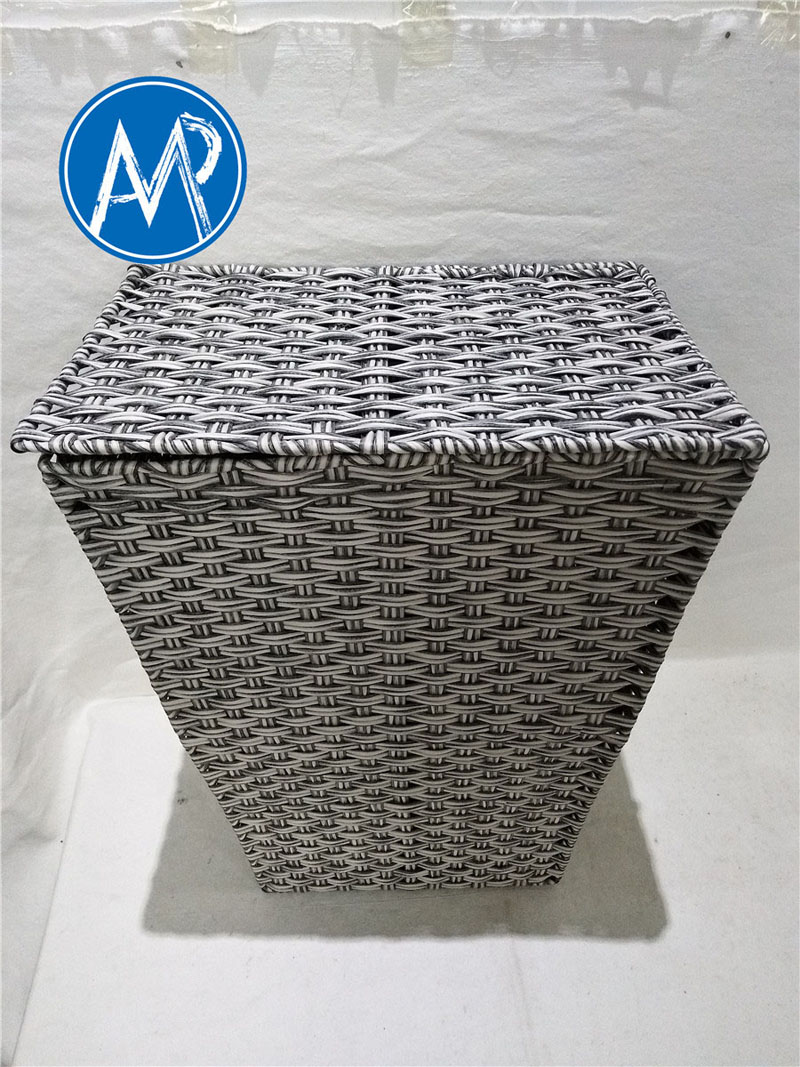 eco-plastic woven storage basket