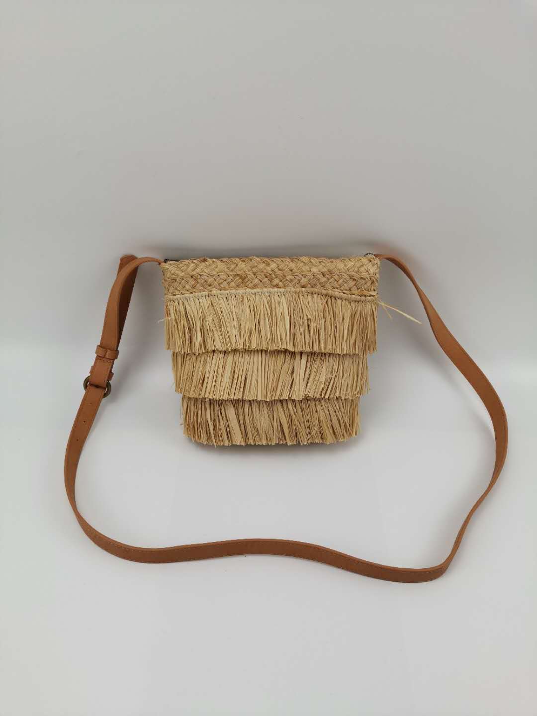 raffia woven bag