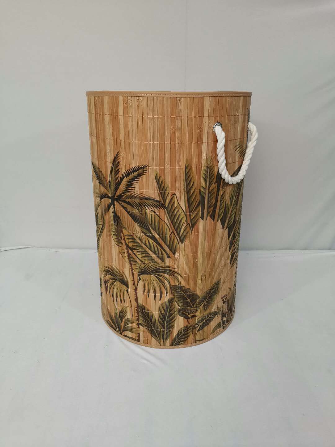 bamboo laundry basket