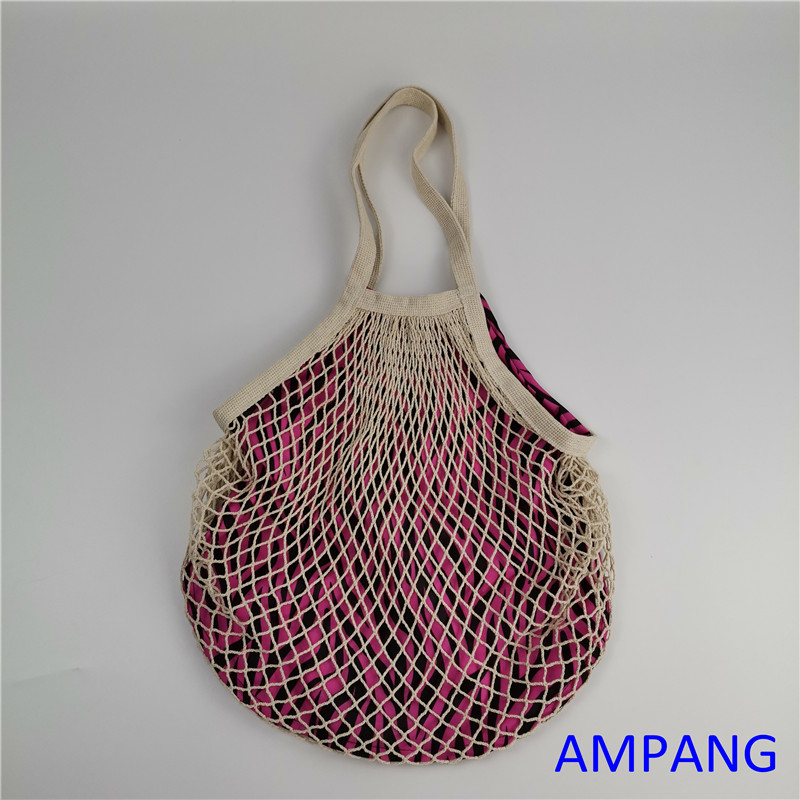 cotton net bag with lining