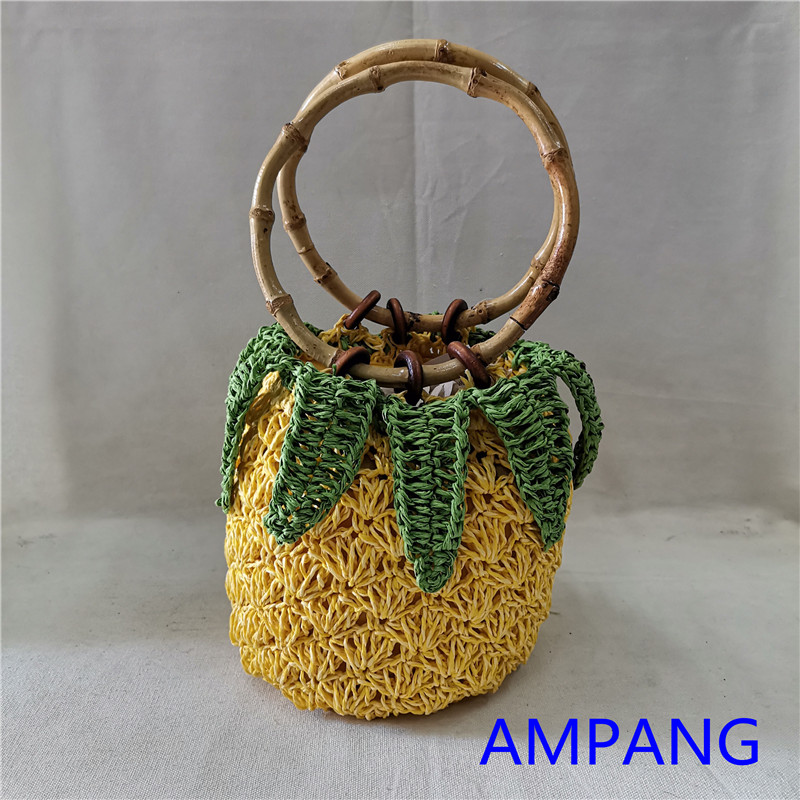 crochet paper bag