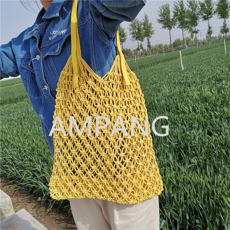 cotton rope woven bag