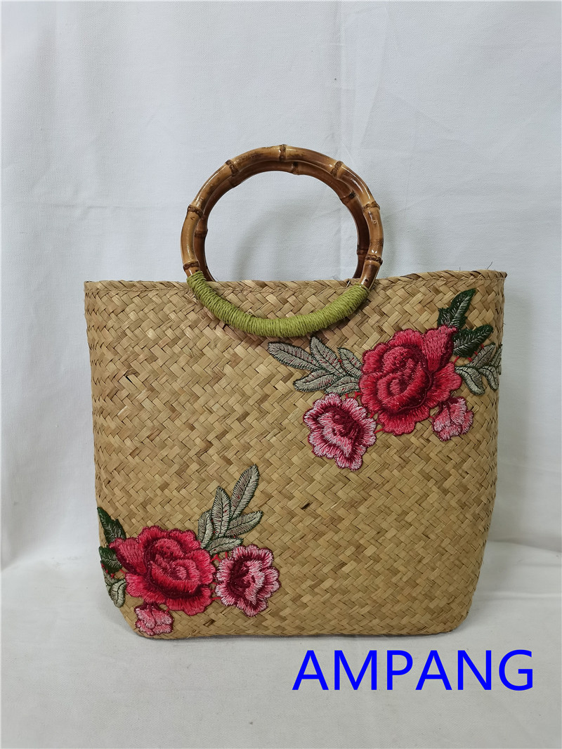seagrass woven bag