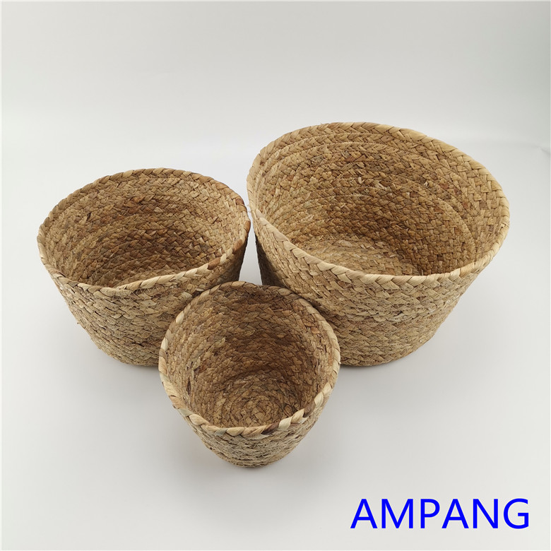 water hyacinth grass basket