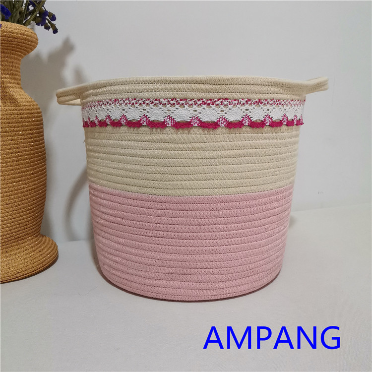 cotton rope basket