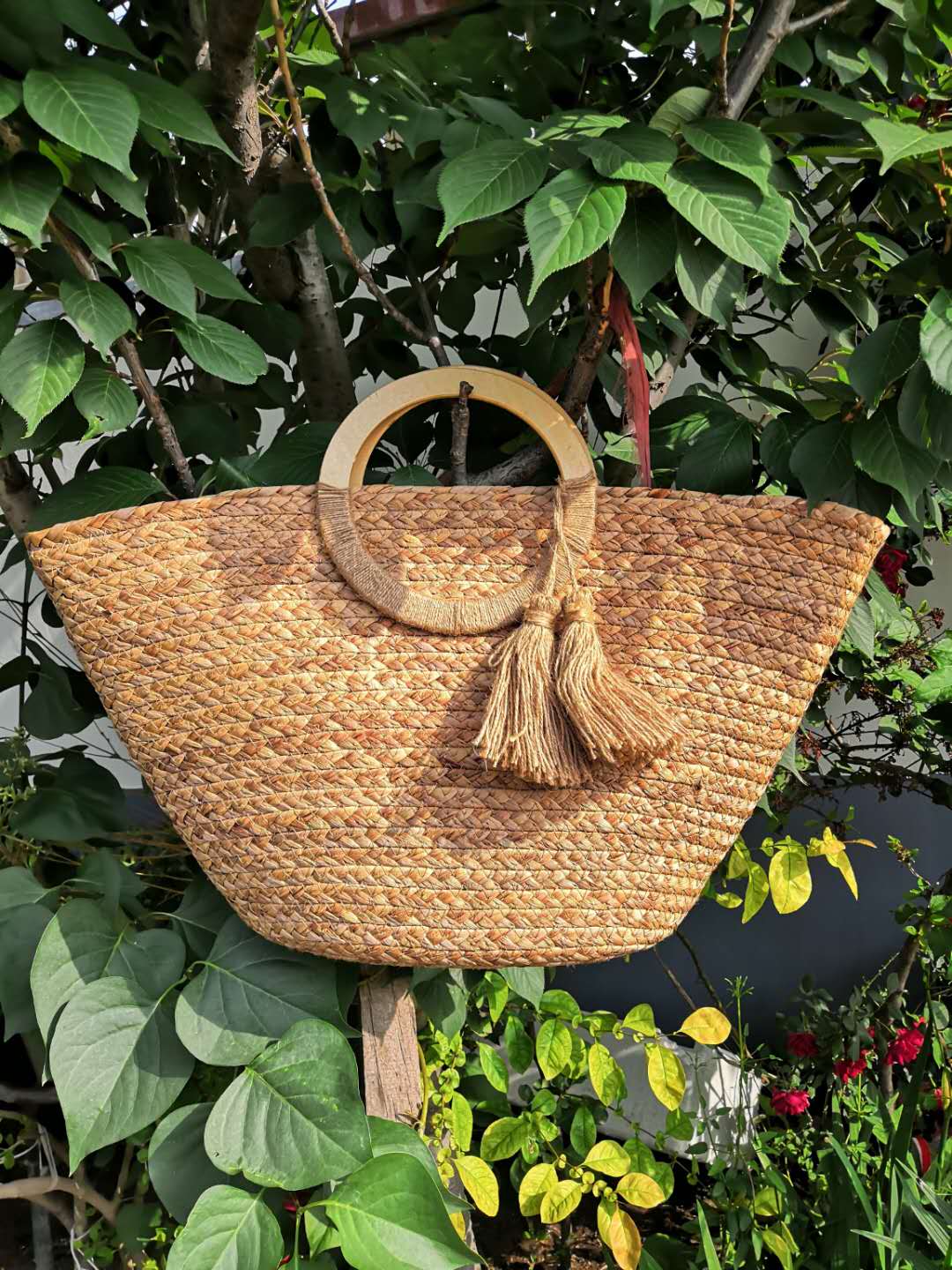 straw bags