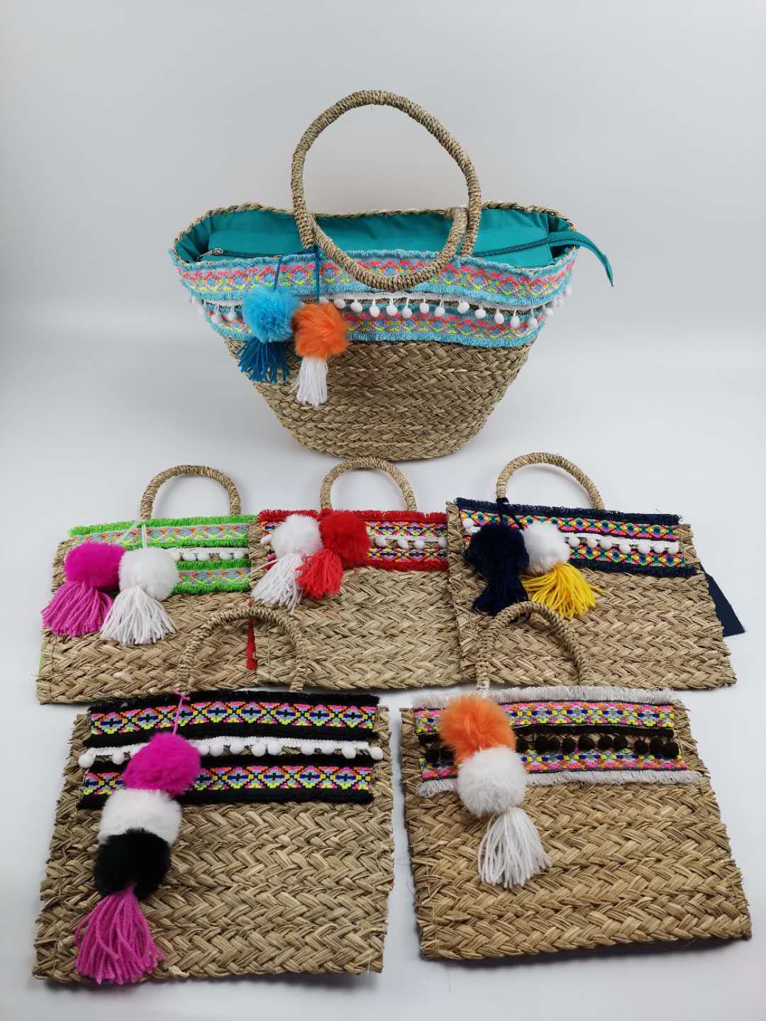 straw bags