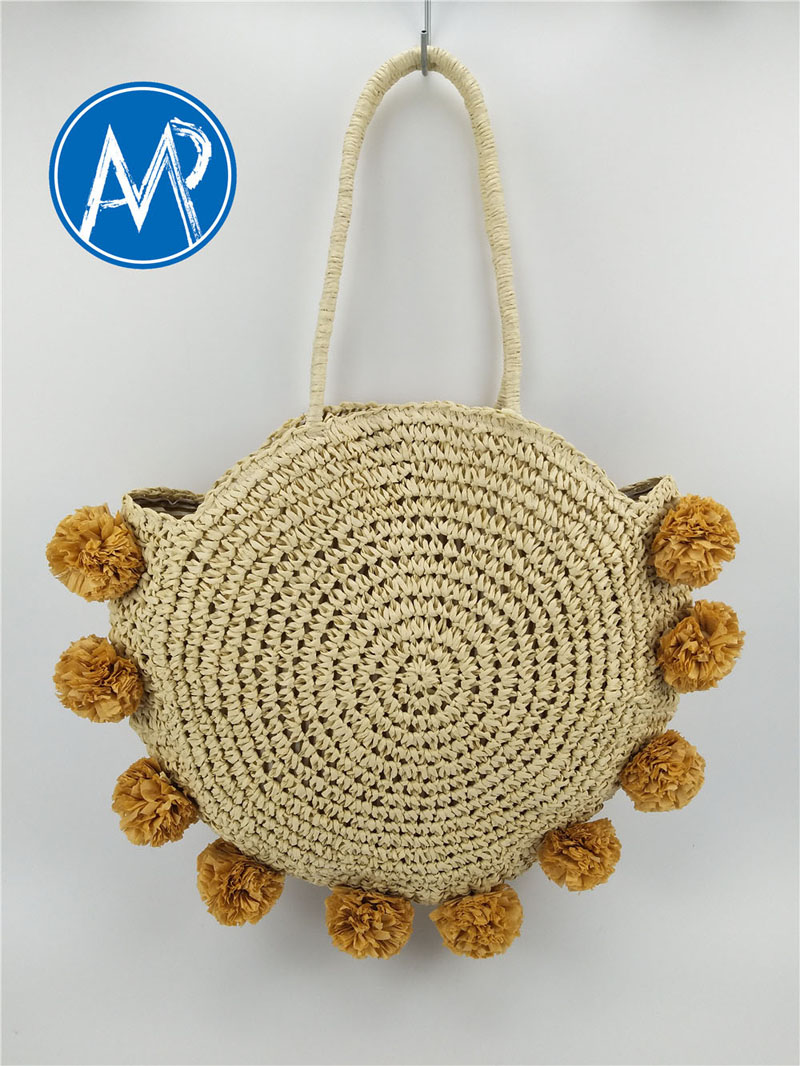 hand-made paper woven bag