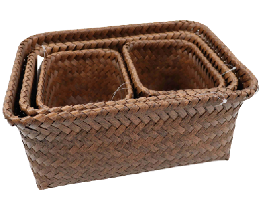 eco-plastic storage basket